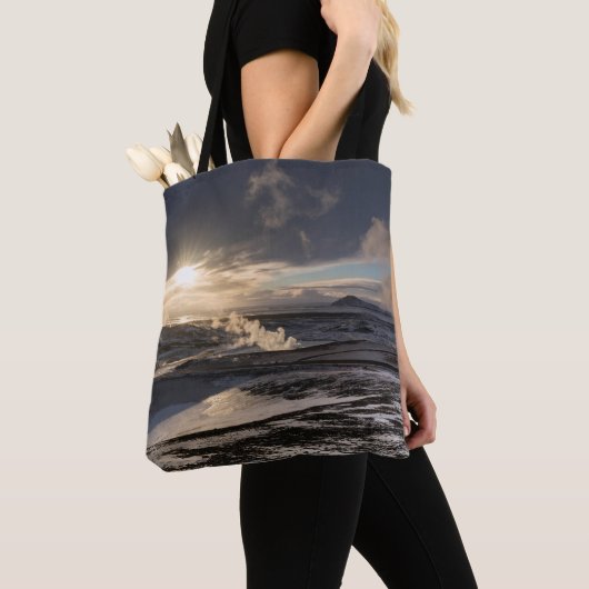 Geothermische Winterlandschaft Tasche (Von Nahem)