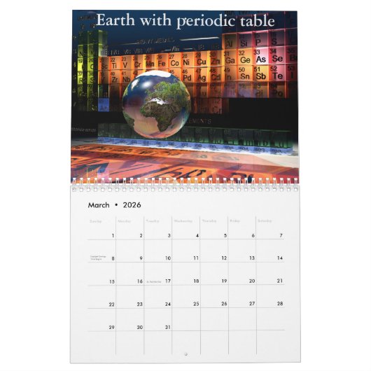 Geowissenschaft Kalender (Mär 2026)