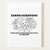 Geowissenschaftler denken über postulierte Hot Spo Planer (Rückseite)