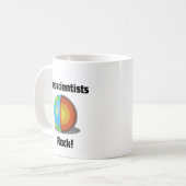 Geowissenschaftler Rock Kaffeetasse (Vorderseite Links)