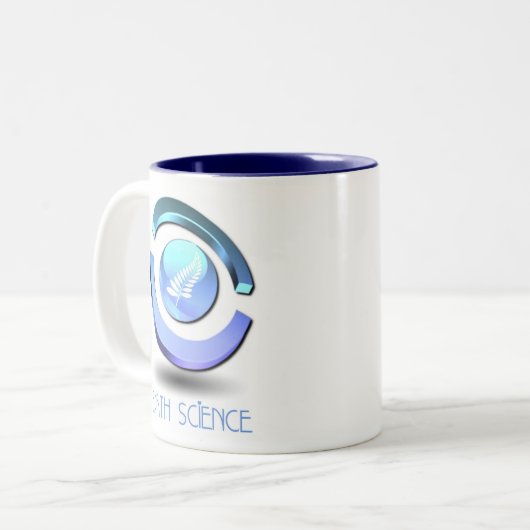 Geowissenschafts-Kaffeetasse Zweifarbige Tasse (Vorderseite Links)