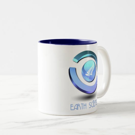 Geowissenschafts-Kaffeetasse Zweifarbige Tasse (VorderseiteRechts)