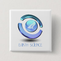 Geowissenschafts-Quadrat-Button