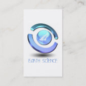 Geowissenschafts-Visitenkarte Visitenkarte (Rückseite)