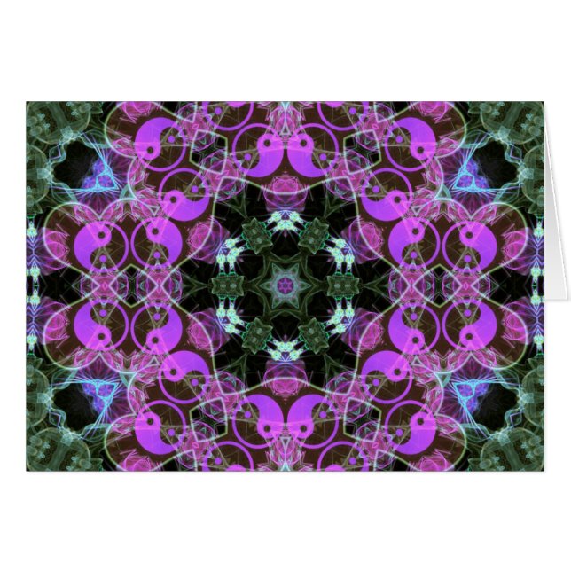 GeoYinYang-Karte (Vorderseite (Horizontal))