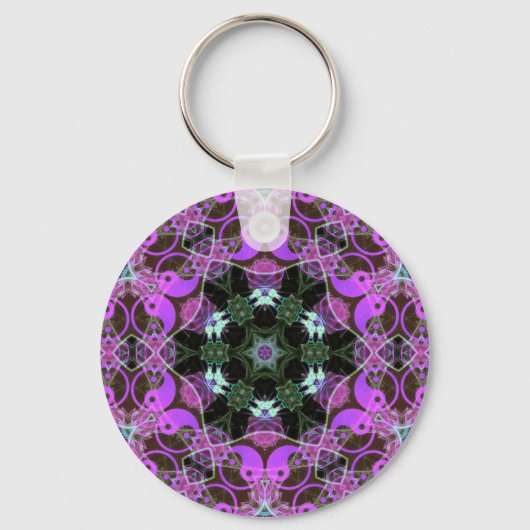 GeoYinYang-Schlüsselanhänger Schlüsselanhänger (Vorderseite)