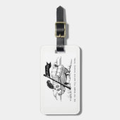 Gepäck-Aufkleber mit Wai. Gepäckanhänger (Vorderseite vertikal)