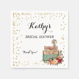 Gepäck Brautparty Napkins Serviette