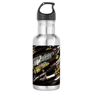 Gepäck, Dirks und Sabers Edelstahlflasche