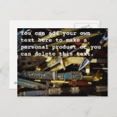 Gepäck, Dirks und Sabers Postkarte (Vorne/Hinten)