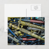 Gepäck, Dirks und Sabers Postkarte (Vorne/Hinten)