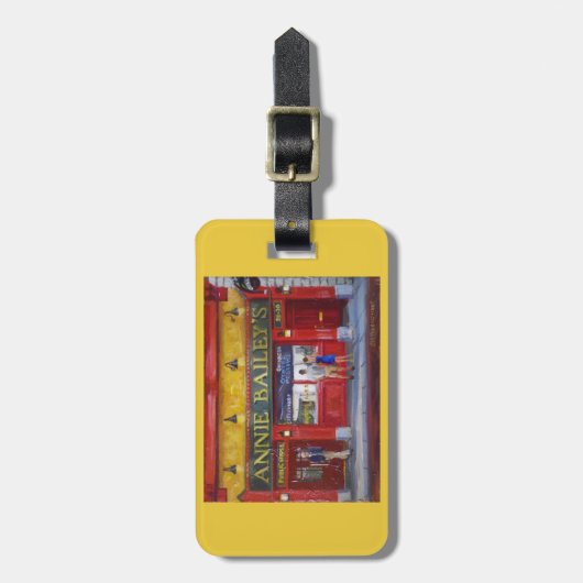 Gepäck-Geldbeutelumbau Annie Baileys oder Gepäckanhänger (Vorderseite vertikal)