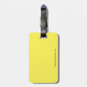 Gepäck-Geldbeutelumbau Gepäckanhänger (Rückseite vertikal)