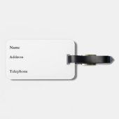 Gepäck-Gepäckanhänger kundengerecht Gepäckanhänger (Rückseite horizontal)