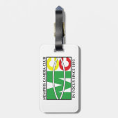 Gepäck-klassischer Logo-Umbau mit Lederband Gepäckanhänger (Rückseite vertikal)