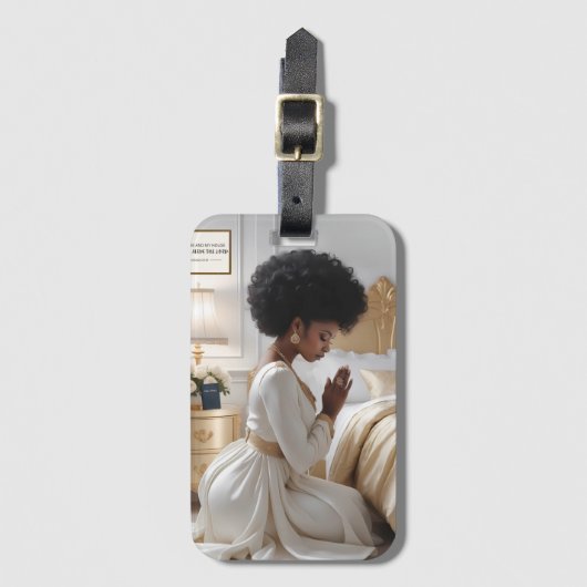 Gepäck Mutter Gold und Weiße Gepäckmarke Gepäckanhänger (Vorderseite Vertikal)