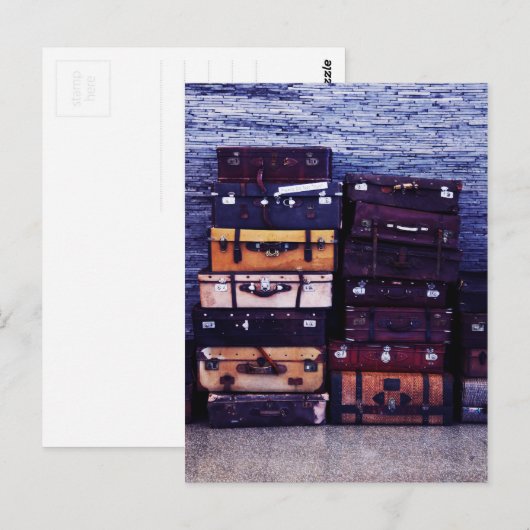 Gepäck Postkarte (Vorne/Hinten)