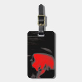 Gepäck-Umbau mit coolem Mädchen-Druck Gepäckanhänger (Vorderseite vertikal)