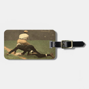 Gepäck-Umbau mit coolem Vintagem Baseball-Druck Gepäckanhänger