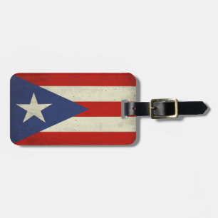 Gepäck-Umbau mit cooler Flagge von Puerto Rico Gepäckanhänger