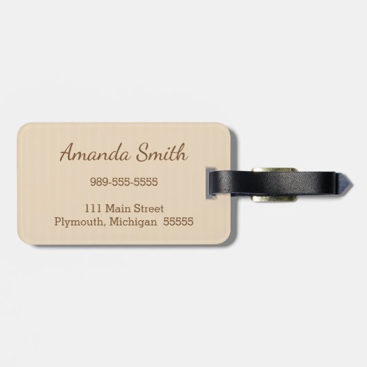 Gepäck-Umbau mit Reise-Briefmarken Gepäckanhänger (Rückseite horizontal)