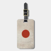 Gepäck-Umbau mit schmutziger Vintager Flagge von Gepäckanhänger (Vorderseite vertikal)