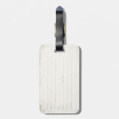 Gepäck-Umbau mit schmutziger Vintager Flagge von Gepäckanhänger (Rückseite vertikal)