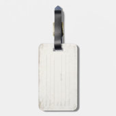 Gepäck-Umbau mit Vintagem Iran Air Druck Gepäckanhänger (Rückseite vertikal)