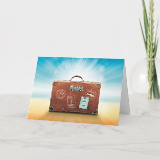 Gepäck...verpackt und bereit, karte (Vorderseite)