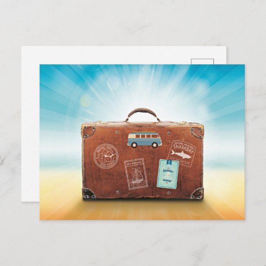 Gepäck...verpackt und bereit zum Mitnehmen Postkarte (Vorne/Hinten)