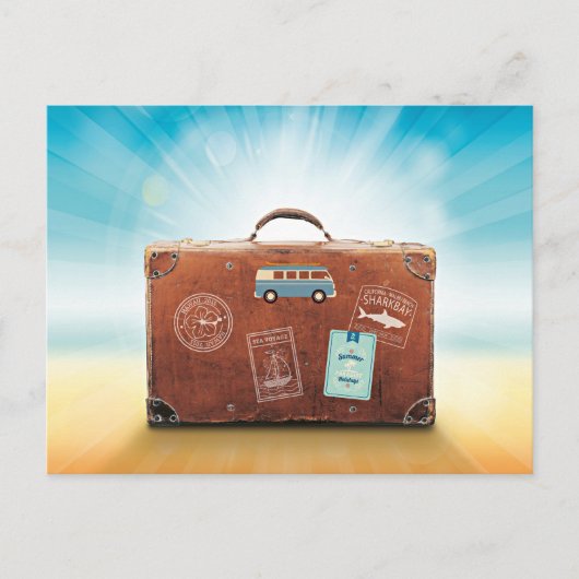 Gepäck...verpackt und bereit zum Mitnehmen Postkarte (Vorderseite)