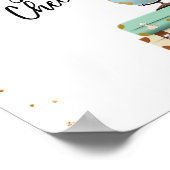 Gepäckabfertigung Karo Unterkunft Reiseschauer Fra Poster (Ecke)