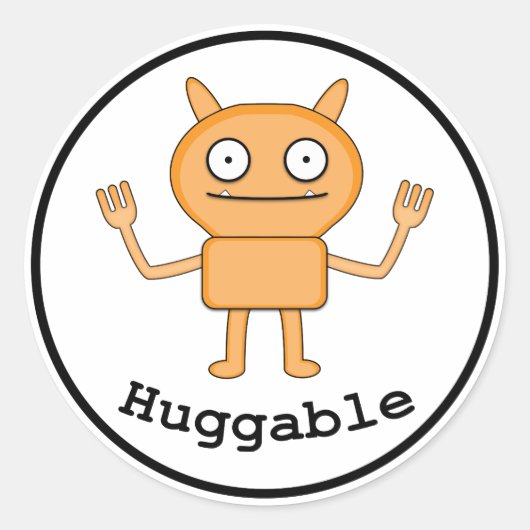 Gepäckablage - Klassischer Rundaufkleber, glänzend Runder Aufkleber (Vorderseite)