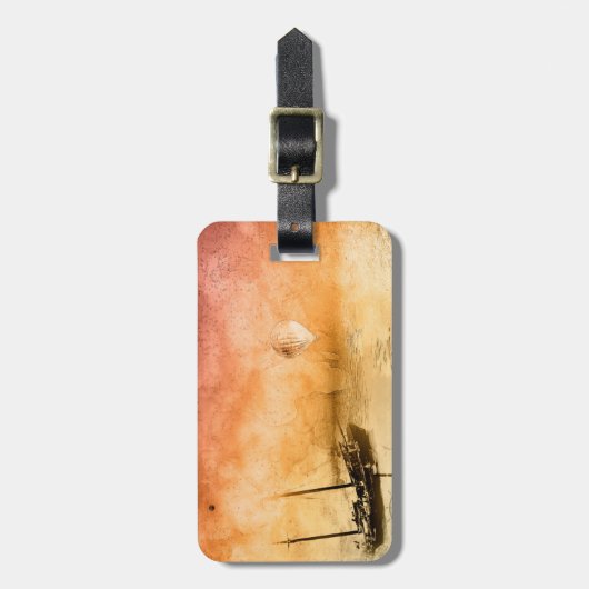 Gepäckabschnitt Personalisiert Gepäckanhänger (Vorderseite vertikal)