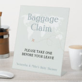 Gepäckanforderung Bitte nehmen Sie eine Travel Bab Sockelschild (In Situ)
