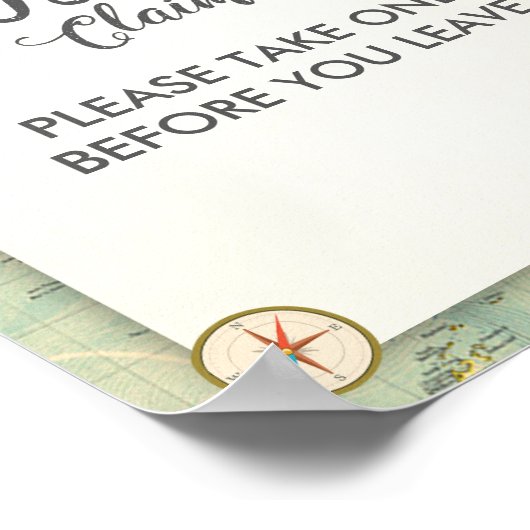 Gepäckanforderung Unterkunft Reisedusche Miss an F Poster (Ecke)