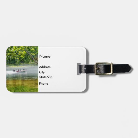 Gepäckanhänger (Vorderseite horizontal)