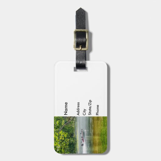 Gepäckanhänger (Vorderseite vertikal)