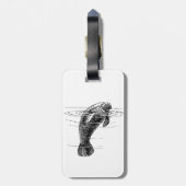 Gepäckanhänger (Rückseite vertikal)