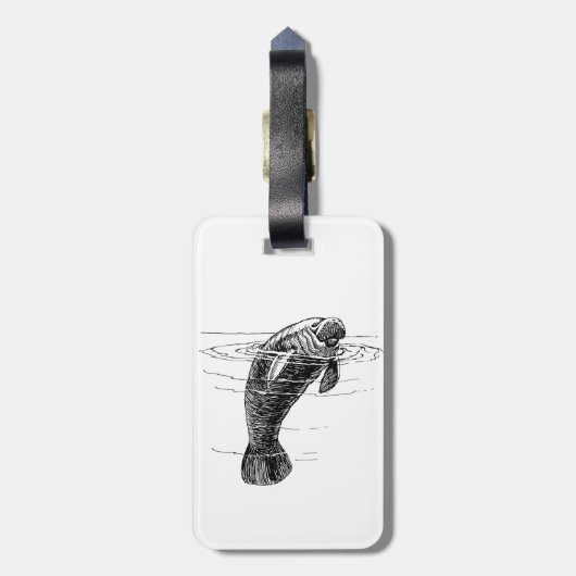 Gepäckanhänger (Rückseite vertikal)