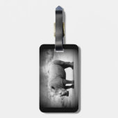 Gepäckanhänger (Rückseite vertikal)