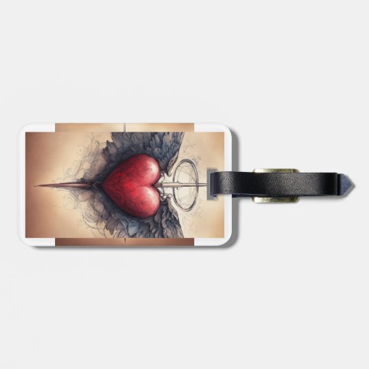 Gepäckanhänger (Rückseite horizontal)