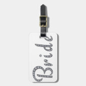 Gepäckanhänger (Vorderseite vertikal)