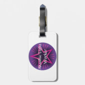 Gepäckanhänger (Rückseite vertikal)