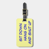 Gepäckanhänger (Vorderseite vertikal)