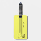 Gepäckanhänger (Rückseite vertikal)