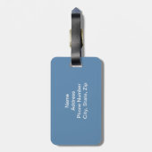 Gepäckanhänger (Rückseite vertikal)