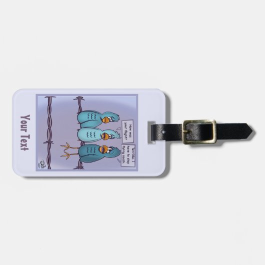 Gepäckanhänger (Vorderseite horizontal)