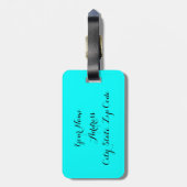 Gepäckanhänger (Rückseite vertikal)