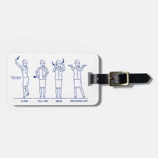 Gepäckanhänger (Vorderseite horizontal)